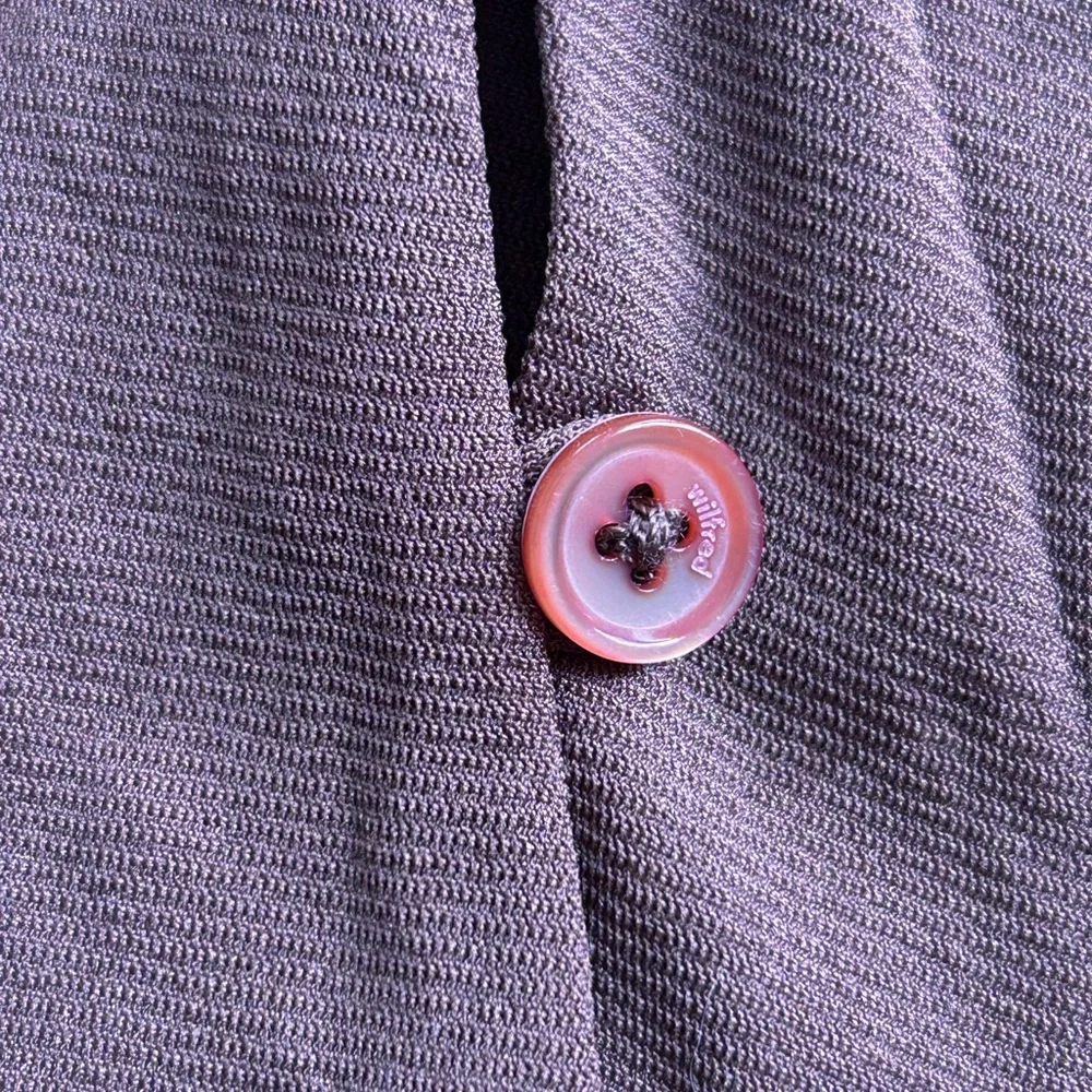 Aritzia Wilfred mesh long sleeve button up - Picture 4 of 12